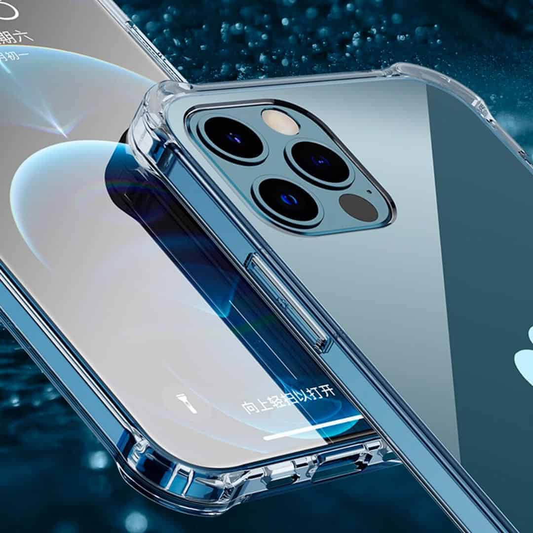 Силиконов калъф удароустойчив /прозрачен/ за Iphone 12 Pro 6.1 