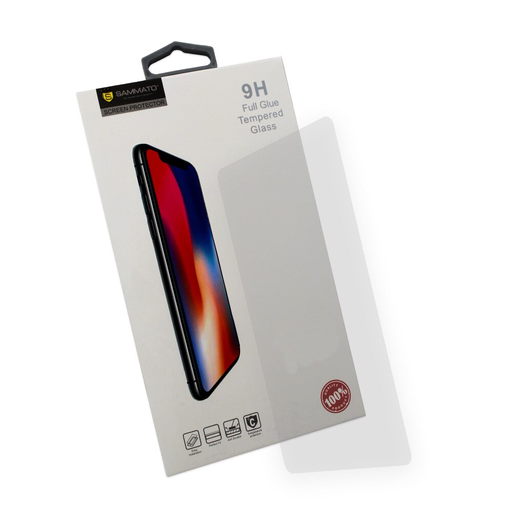 Стъклен протектор Sammato Full glue за Xiaomi Redmi 6/6А (бял) 