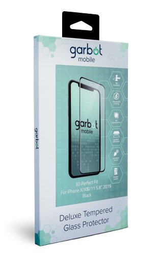 3D GARBOT Стъклен screen protector /Черен/ за Samsung S10e (G970) 