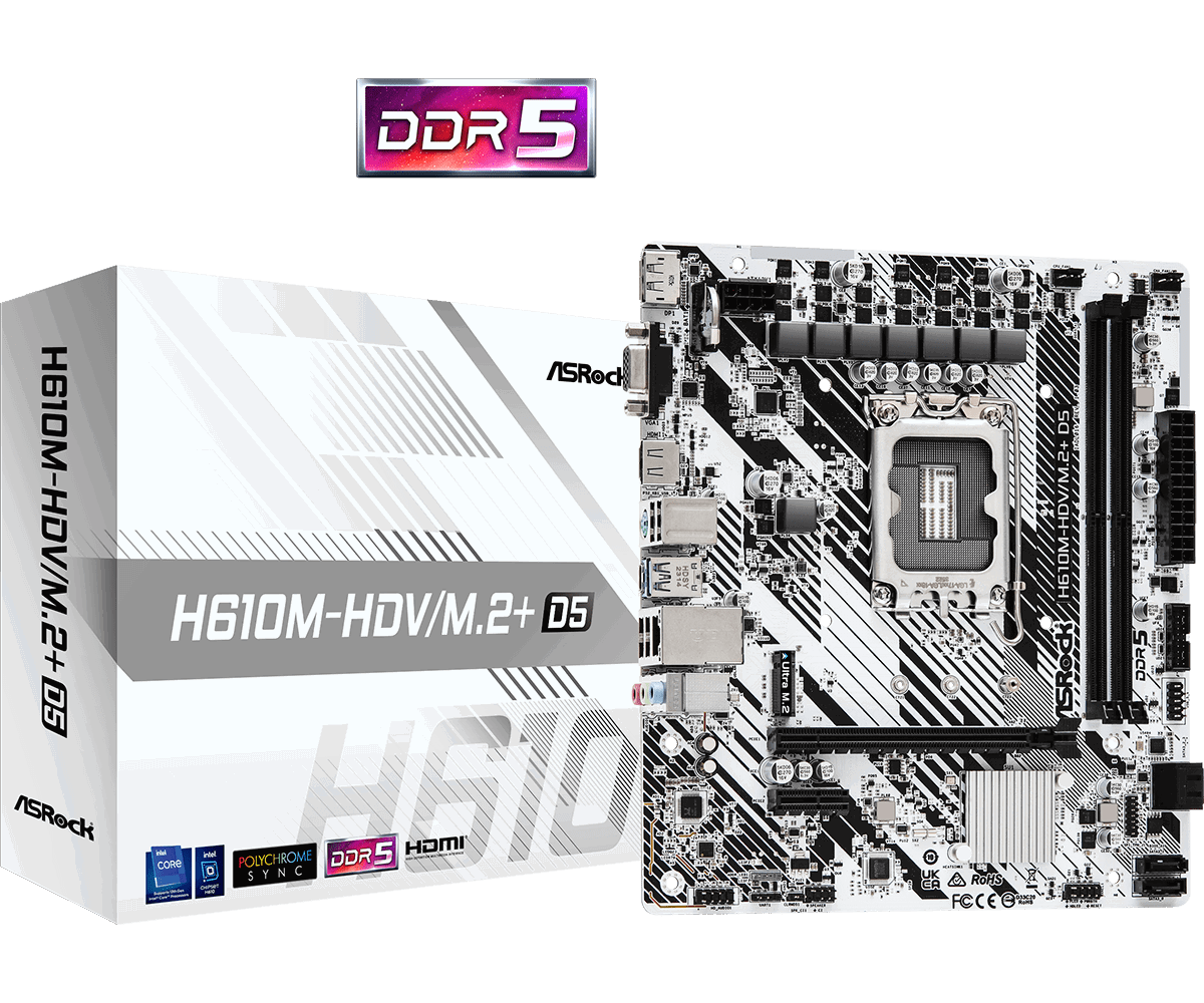 ASROCK H610M-HDV/M.2+ D5