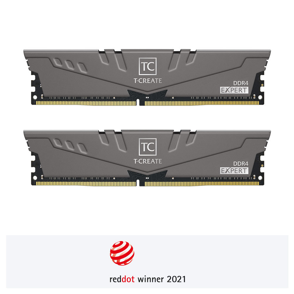 2X8G DDR4 3200 TEAM EXPERT GRY