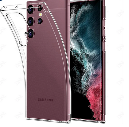 Супер тънък силиконов калъф /прозрачен/ за Samsung S23